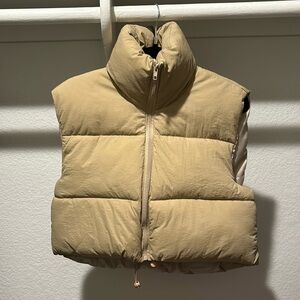 Crop Puffer Vest